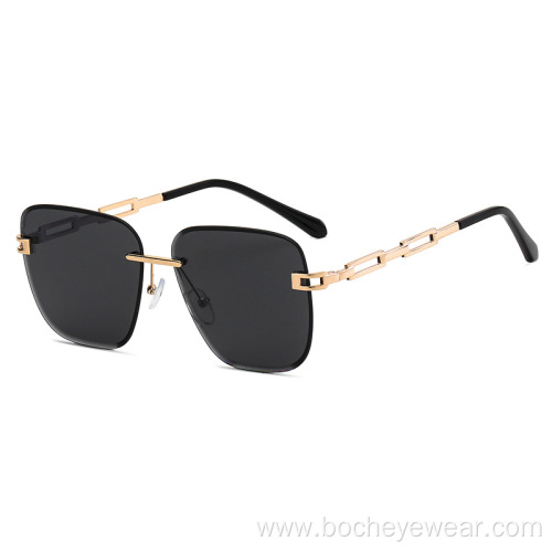 New Retro polygon Sunglasses women's fashion European and American metal small frame sunglasses